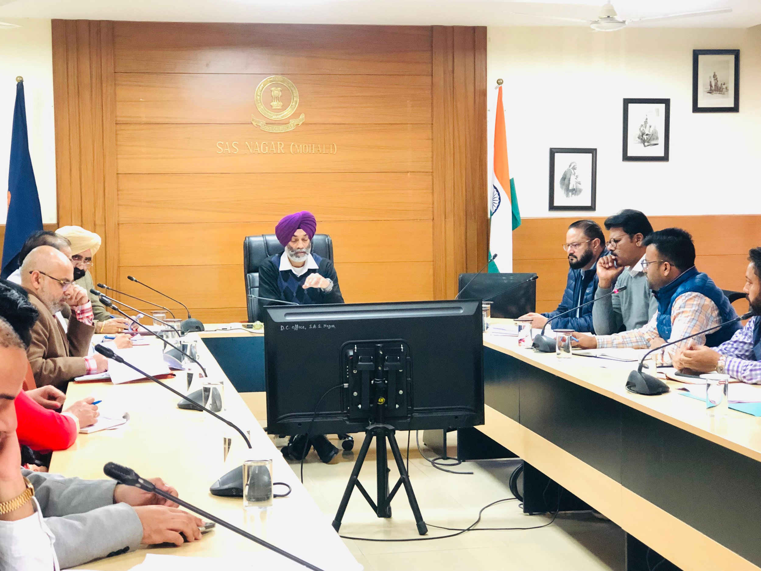 Additional Deputy Commissioner Anmol Dhaliwal reviews urban development works